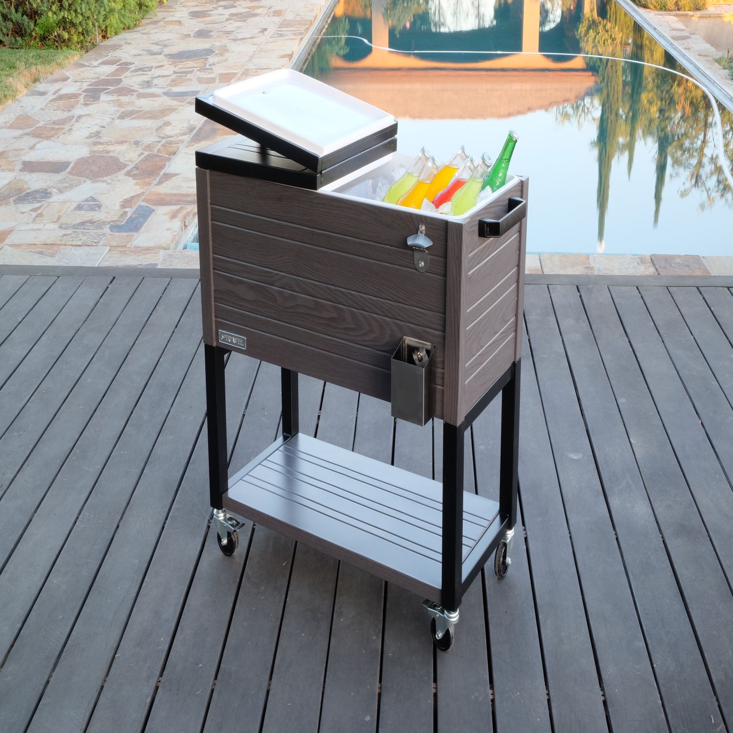 Pham Ngu 80QT Rustic Furniture Style Cooler