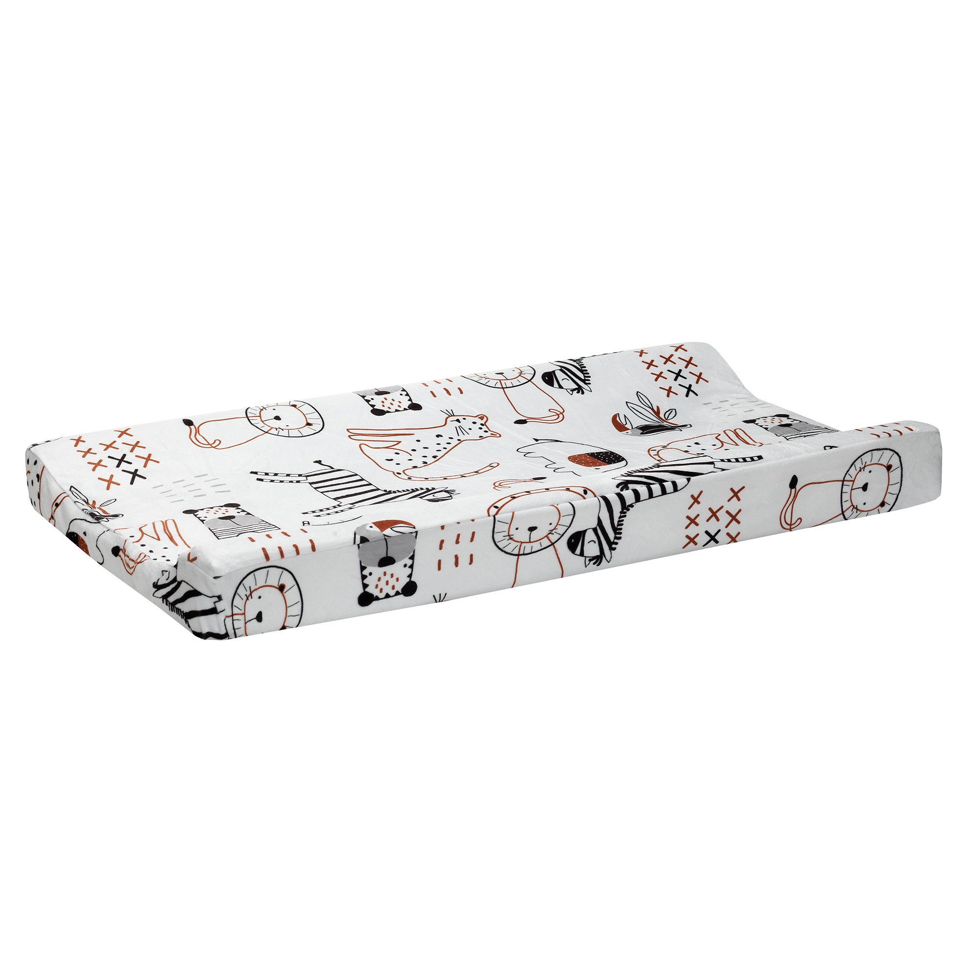 Patchwork Jungle Changing Pad Cover