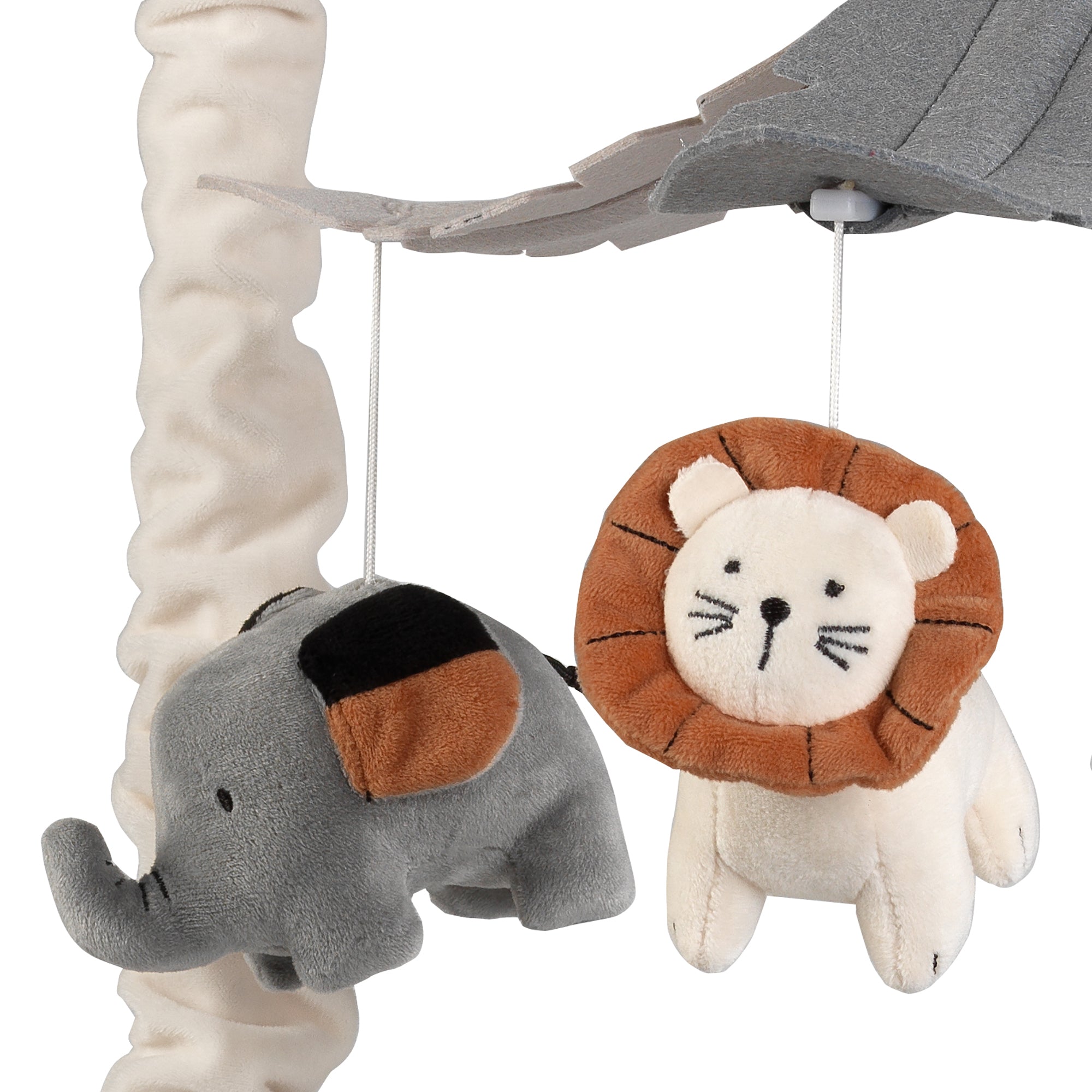 Patchwork Jungle Musical Mobile