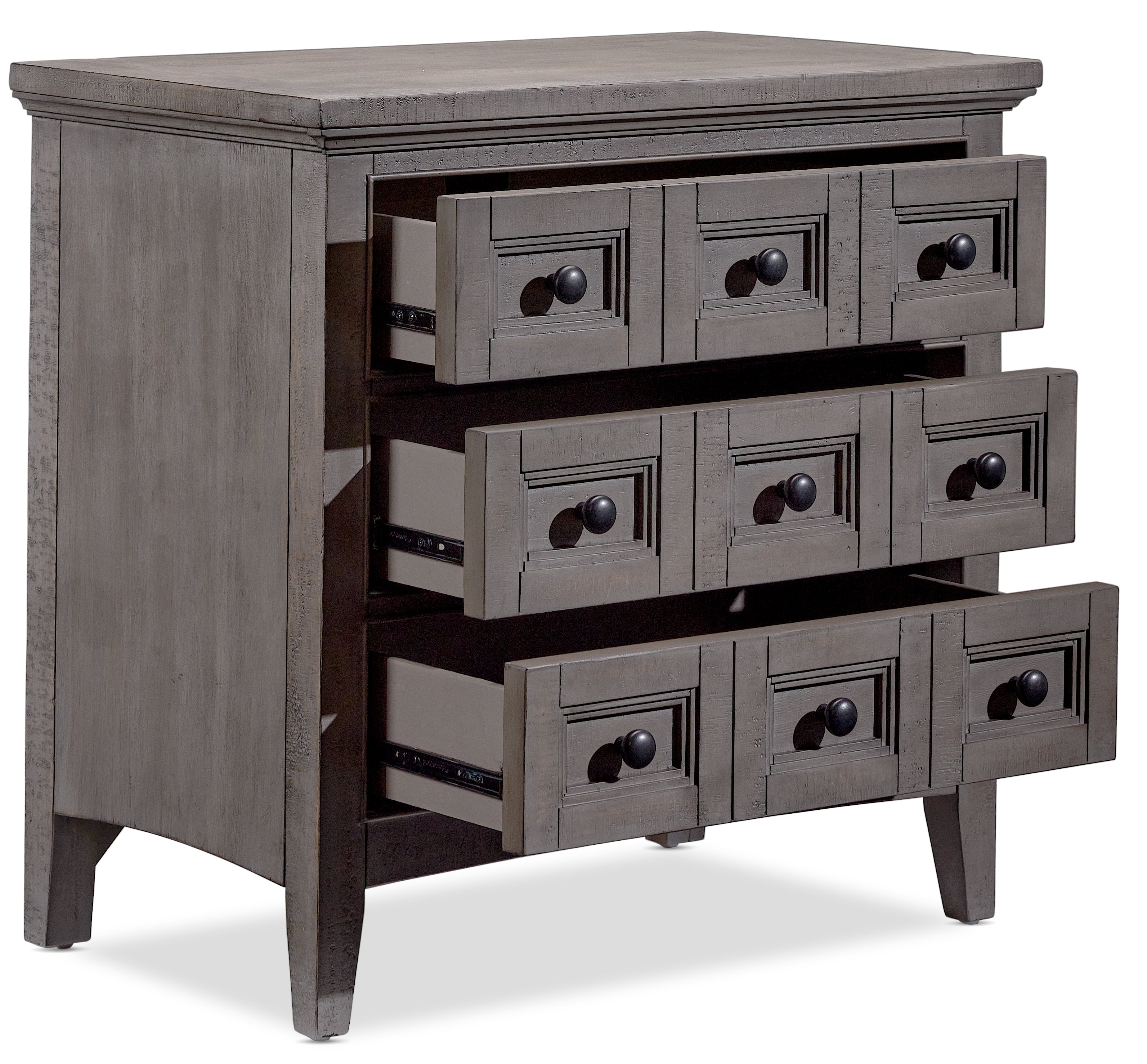 Paxton Night Table - Dovetail Grey
