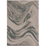 Kitimat II Indoor/Outdoor Area Rug - 7'10" x 10'10" - Grey/Teal