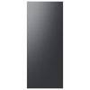 Samsung BESPOKE Panneau du haut personnalisé pour réfrigérateur avec porte à 2 battants de 36 po en acier noir mat RA-F18DU3MT/AA