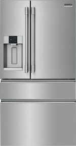 Frigidaire Professional 36" 21.8 Cu. Ft. Stainless Steel Counter-Depth 4-Door French Door Refrigerator - PRMC2285AF