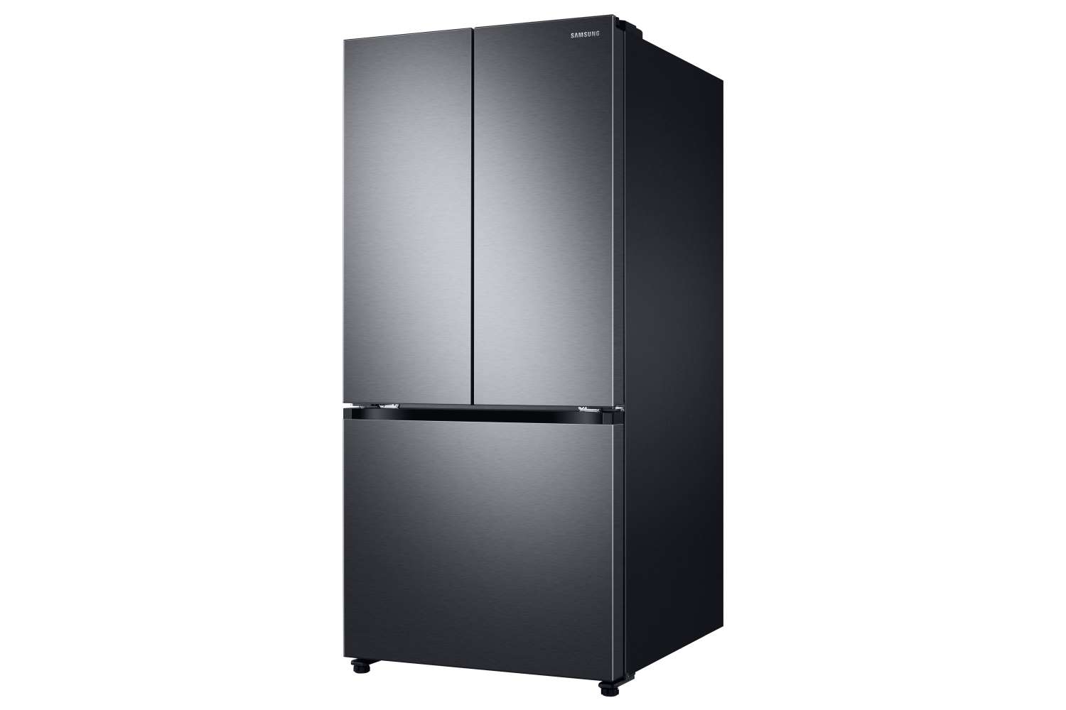 Samsung Black Stainless Steel 33" Wide French Door Refrigerator with Internal Ice & Water (24.5cu.ft) - RF25C5551SG/AA