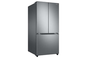 Samsung Réfrigérateur 24,5 pi³ porte à deux battants avec glace et eau interne 33 po acier inoxydable RF25C5551SR/AA