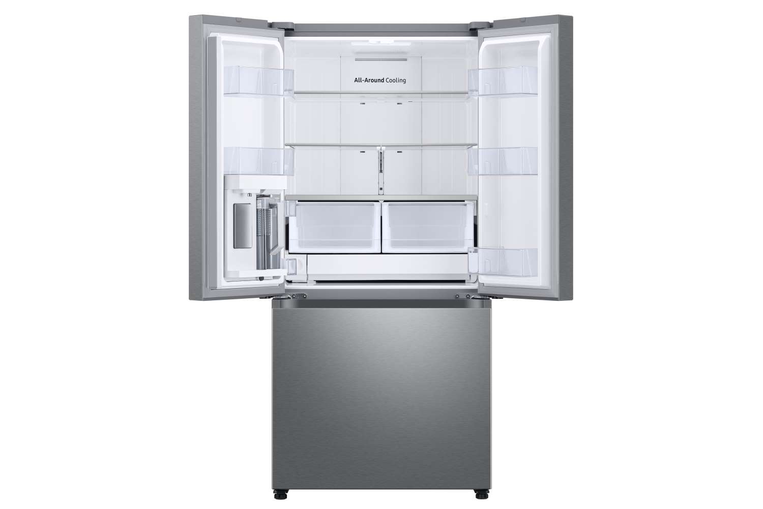 Samsung 33" 24.5 Cu. Ft. Stainless Steel French Door Refrigerator with Internal Ice & Water - RF25C5551SR/AA