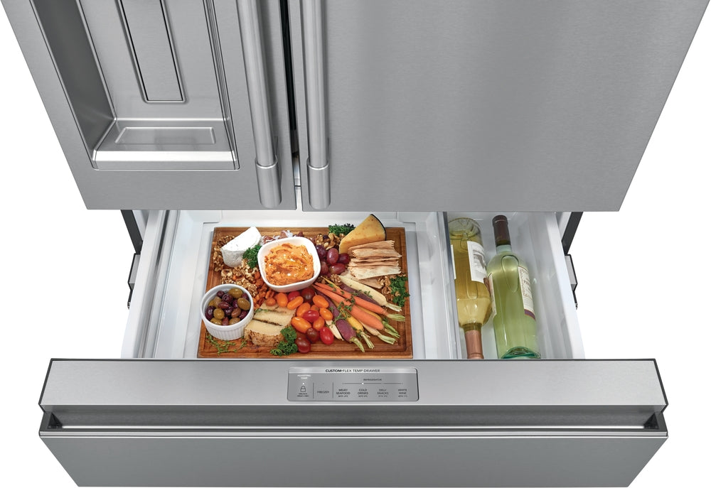 Frigidaire Professional 36" 21.8 Cu. Ft. Stainless Steel Counter-Depth 4-Door French Door Refrigerator - PRMC2285AF