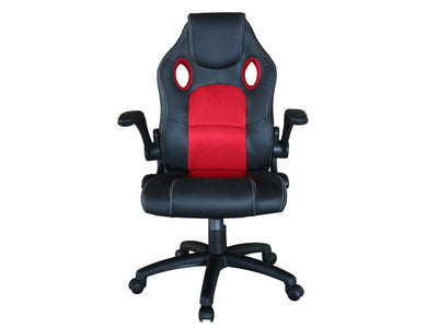 Parker Chaise de bureau – rouge et noir