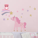 Rainbow Unicorn Wall Decals