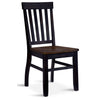 Caylie Noir Chaise sans bras – ébène, bois de grève