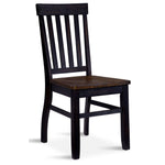 Raven Noir Side Chair - Ebony, Driftwood
