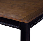 Caylie Noir 6-Piece Dining Set - Ebony, Driftwood