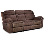 Roblin Reclining Sofa - Light Brown