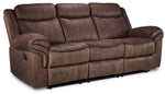Roblin Reclining Sofa - Light Brown