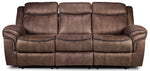 Roblin Reclining Sofa - Light Brown