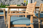 Bandrele Teak Outdoor 7-Piece Dining Package - Green/Natural
