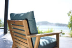 Bandrele Teak Outdoor Conversation - Set of 4 - Green/Natural
