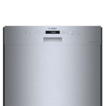 Bosch Fingerprint Resistant Stainless Steel 24-Inch Smart Built-In Dishwasher with Home Connect, Third Rack, 46 dBA - SHE53B75UC
