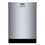 Bosch Fingerprint Resistant Stainless Steel 24-Inch Smart Built-In Dishwasher with Home Connect, Third Rack, 46 dBA - SHE53B75UC