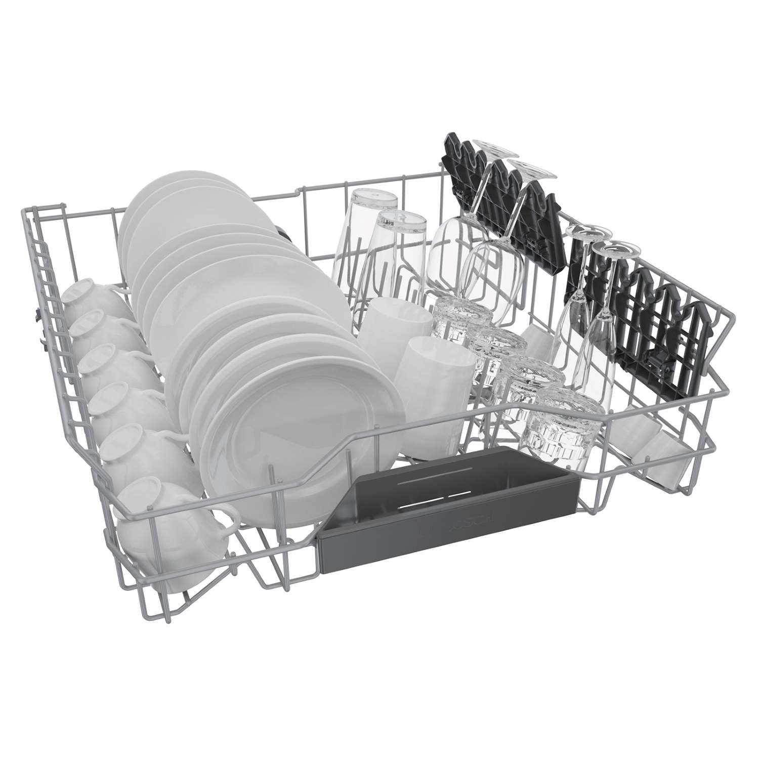 Bosch Fingerprint Resistant Stainless Steel 24-Inch Smart Built-In Dishwasher with Home Connect, Third Rack, 46 dBA - SHE53B75UC