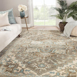 Skalkota III Area Rug - 8'6" X 11'6" - Grey/Blue
