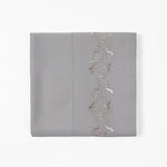 Orono 4 Pc. King Embroidered Sheet Set - Grey