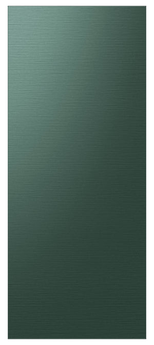 Samsung BESPOKE Panneau du haut personnalisé pour réfrigérateur avec porte à 2 battants de 36 po en acier vert émeraude RA-F18DU3QG/AA