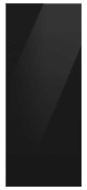 Samsung BESPOKE Panneau du haut personnalisé pour réfrigérateur avec porte à 2 battants de 36 po en verre anthracite RA-F18DU333/AA