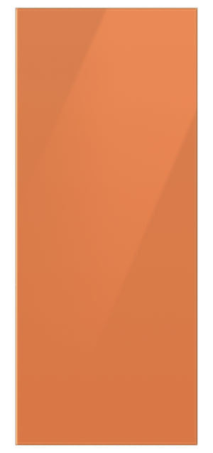 Samsung BESPOKE Panneau du haut personnalisé pour réfrigérateur avec porte à 2 battants de 36 po en verre clémentine RA-F18DU3CH/AA