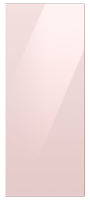 Samsung BESPOKE Panneau du haut personnalisé pour réfrigérateur avec porte à 2 battants de 36 po en verre rose RA-F18DU3P0/AA