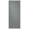 Samsung BESPOKE Panneau du haut personnalisé pour réfrigérateur avec porte à 2 battants de 36 po en verre gris mat RA-F18DU331/AA