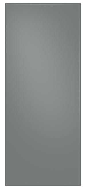 Samsung BESPOKE Panneau du haut personnalisé pour réfrigérateur avec porte à 2 battants de 36 po en verre gris mat RA-F18DU331/AA