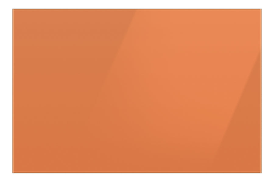 Samsung BESPOKE Clementine Glass Custom Bottom Panel for 36" French-Door Refrigerator - RA-F36DB3CH/AA