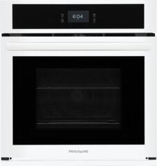Frigidaire White 27" Single Electric Wall Oven with Fan Convection (3.8 Cu.Ft.) - FCWS2727AW