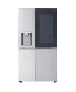 LG Réfrigérateur 27 pi³ côte à côte avec InstaViewMC 36 po acier inoxydable résistant aux taches LRSOS2706S