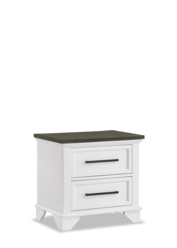 Abigail 6-Piece Twin Bedroom Package - White and Grey