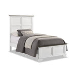 Abigail 3-Piece Twin Bed - White and Grey