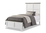Abigail 6-Piece Twin Bedroom Package - White and Grey
