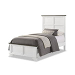 Abigail 5-Piece Twin Bedroom Package - White and Grey