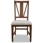 Bay Creek Dining Chair - Toasted Nutmeg, Fog Fabric