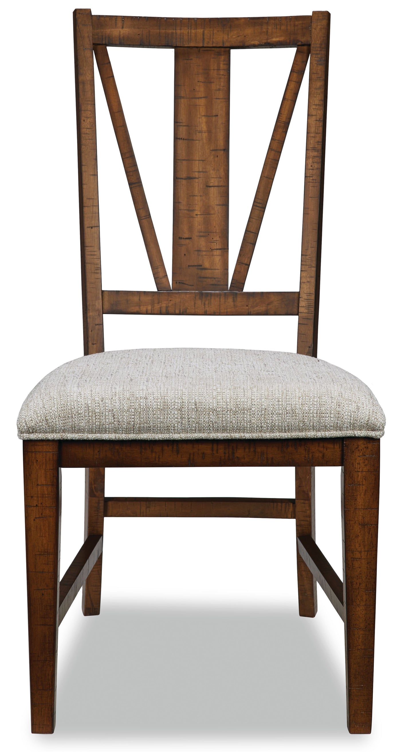 Bay Creek Dining Chair - Toasted Nutmeg, Fog Fabric