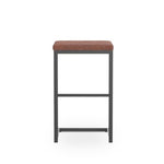 Boone Counter Height Stool - Grey, Antique Brown