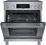 Bosch Stainless Steel 30" Industrial-Style Electric Induction Range (3.9 cu. ft.) - HIS8055C