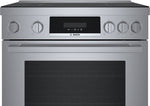 Bosch Stainless Steel 30" Industrial-Style Electric Induction Range (3.9 cu. ft.) - HIS8055C