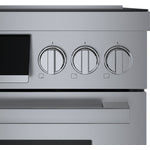 Bosch Stainless Steel 30" Industrial-Style Electric Induction Range (3.9 cu. ft.) - HIS8055C