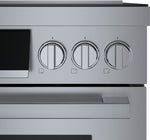 Bosch Stainless Steel 30" Industrial-Style Electric Induction Range (3.9 cu. ft.) - HIS8055C
