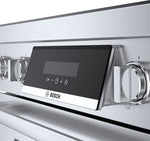 Bosch Stainless Steel 30" Industrial-Style Electric Induction Range (3.9 cu. ft.) - HIS8055C