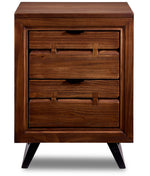 Camila Night Table - Rustic Brown