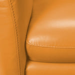 Carlino Leather Chair - Honey Yellow