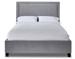 Chloe 3-Piece Queen Bed - Grey